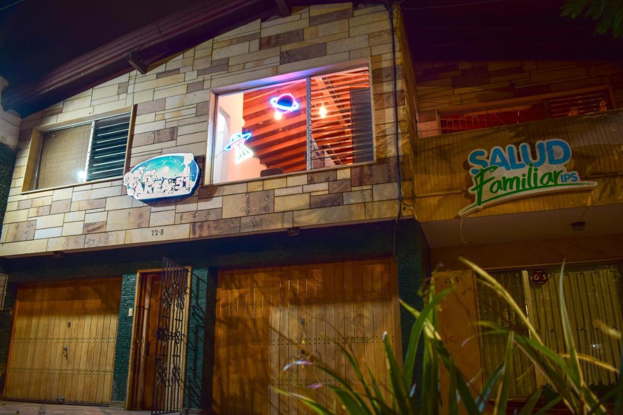 Area 51 Hostel Medellín Eksteriør billede